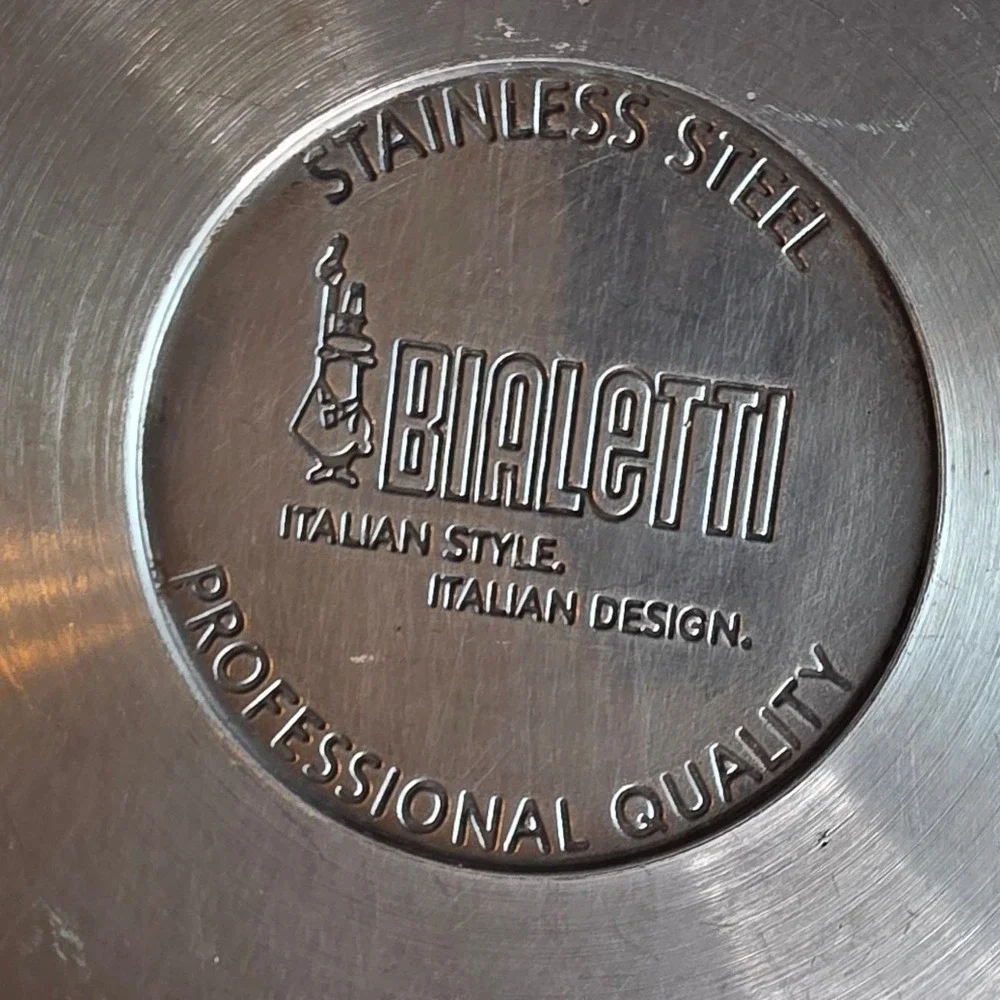 Bialetti Stainless Steel Saucepan 5.5 Inch Italian Design Professional A2‎